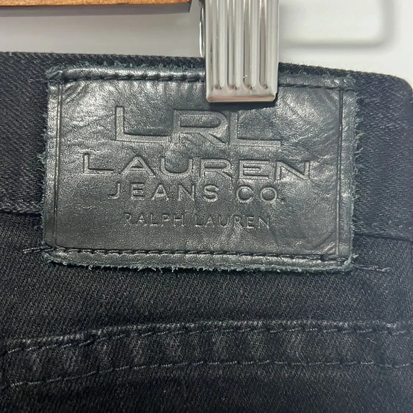 Ralph Lauren black classic bootcut jeans size 2 - Picture 5 of 13
